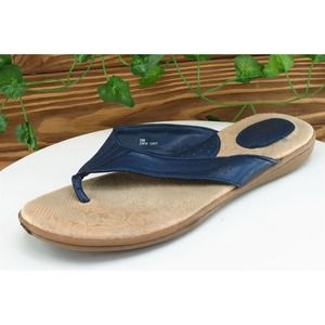 Born concept Sz 10 M Blue‎ Flip Flop Synthetic Women Sandals